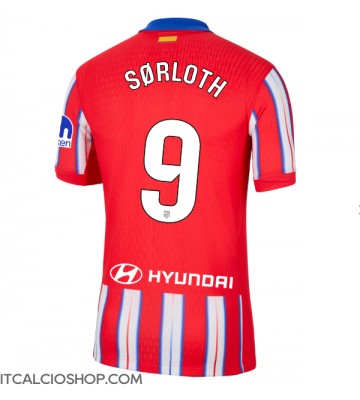 Atletico Madrid Alexander Sorloth #9 Prima Maglia 2024-25 Manica Corta